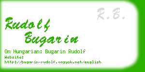 rudolf bugarin business card